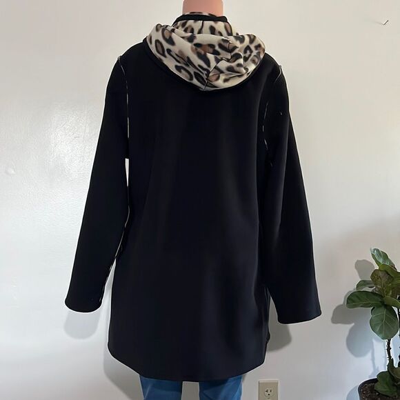 Susan Graver Weekend Reversible Sherpa & Polar Fleece Coat - Picture 3 of 7